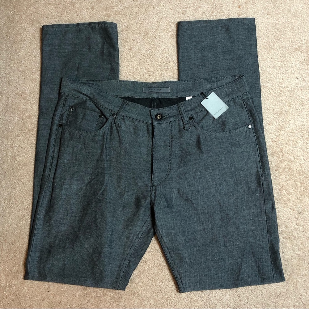 NWT John Varvatos Collection Chelsea Skull Jeans